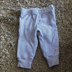 Blue striped sweatpants